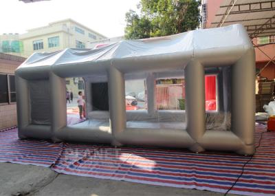 7m Long Inflatable Spray Booth With Blower Fire - Retardant EN14960 SGS CE
