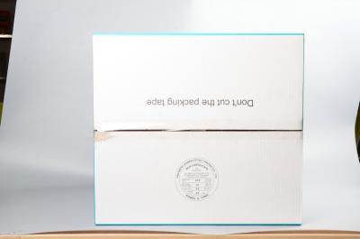 White Corrugated Fiberboard Boxes , Square Shape Small Corrugated Boxes