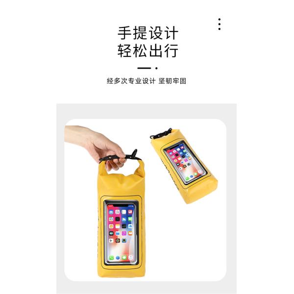 BOLSA A prueba de agua NUEVA 2L BOLSA A prueba de agua PVC BOLSA A prueba de agua para nadar 2 en 1 Teléfono móvil BOLSA A prueba de agua