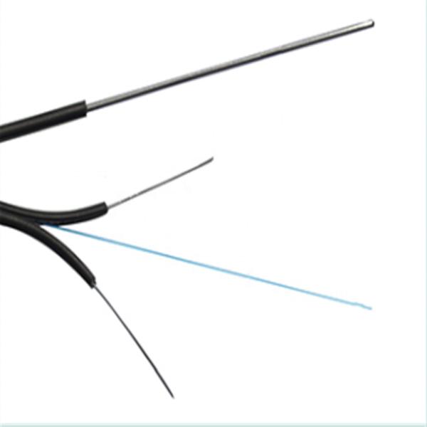 4 Cores Fiber Optic Drop Wire For Outdoor Use Good Crush Resistance
