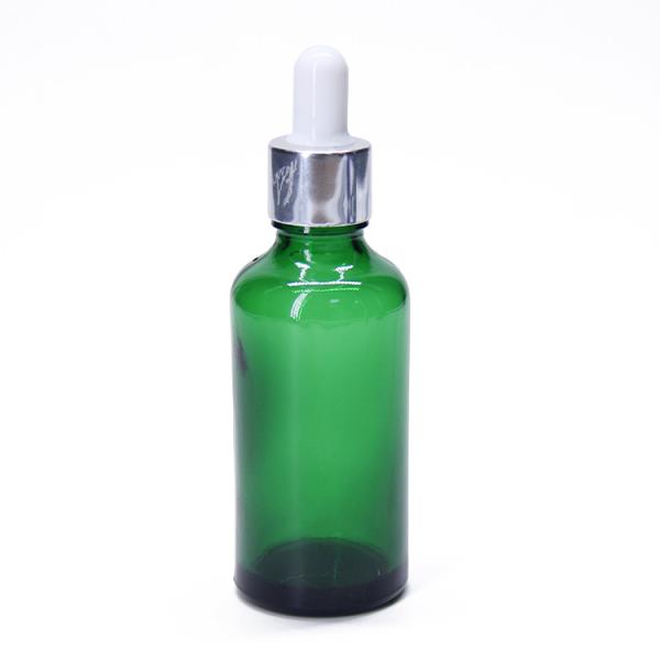30ml Empty Glass Lotion Pump Bottles Amber Green Skin Care Serum Dropper Bottle