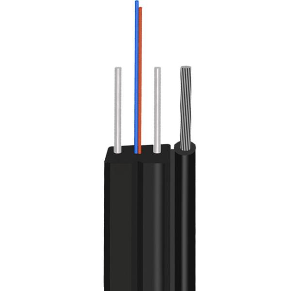 4 modo de cabo pendente do núcleo FTTX FTTH único, cabo de fibra ótica exterior interno de Lszh