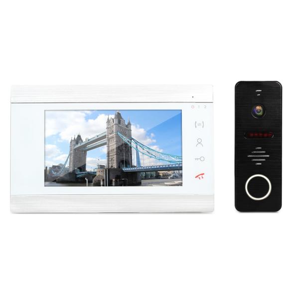 4-wire color video door phone video door bell  intercom interphone door opening system