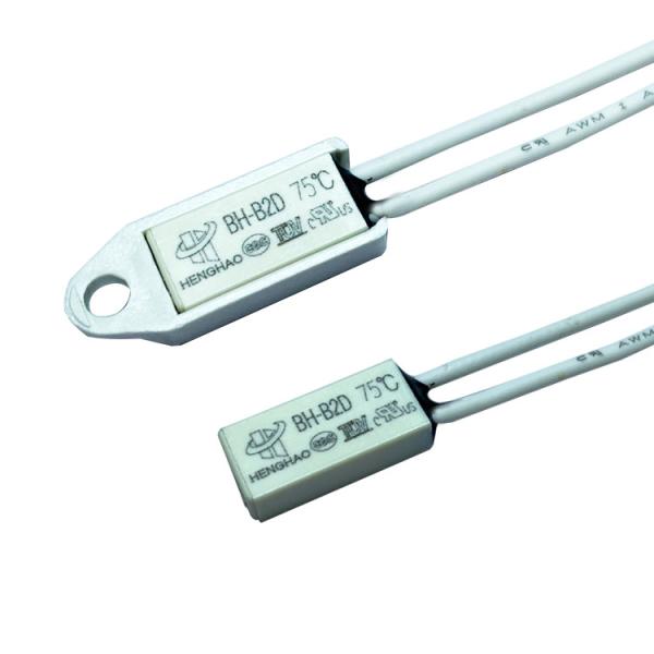 250V 5A 30-150C Bimetal Temperature Switch , Temperature Protector BH-B2D