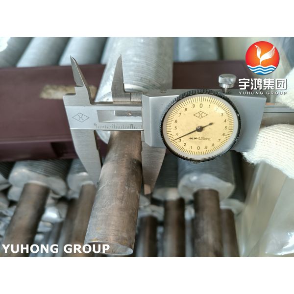 ASME SB338 Gr.2 Extrudded Finned Tube with Al1100 Fins for Air-Cooled Condenser