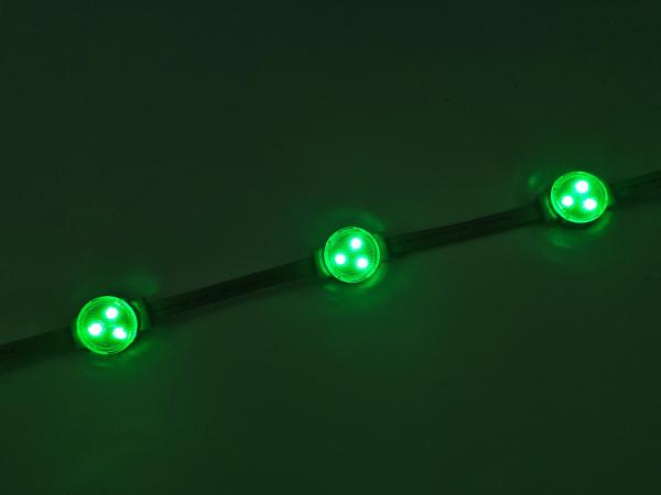 Attraction de fête foraine extérieure couleur, super lumineux, module de décoration de maison de Noël personnalisé, source de lumière ponctuelle LED avec angle de vision de 30 mm, 120°