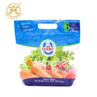 El lanzamiento plástico del aire del agujero de perno de BOPP se levanta la bolsa con los bolsos vegetales de la fruta de la cremallera