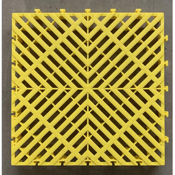 50x50x5.0cm Plastic Garage Flooring Mats for Carwash Workshop Industrial Design Style