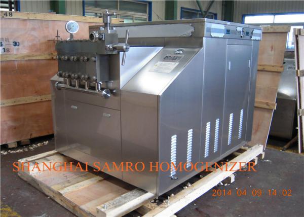 New Condition Milk Pasteurizer And Homogenization Equipment , 2 Stage Homogeniser