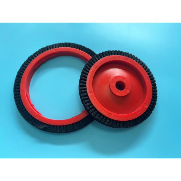 Monforts Stenter Machine Parts Big And Small Red Brush Wheel Black Hair Standard Size