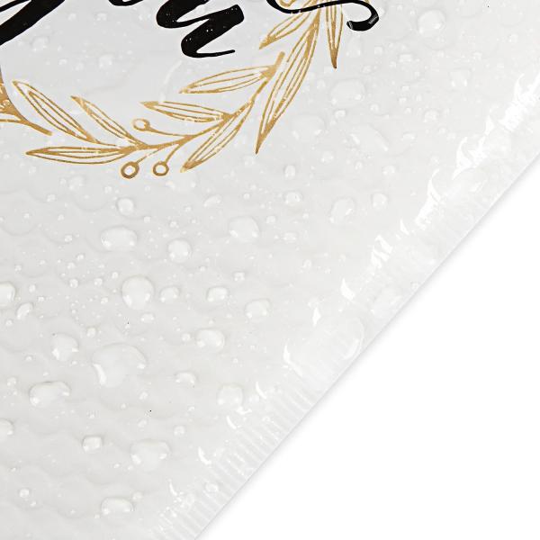CTCX White Mailer Poli Padded Envelope Bubble Mailers Custom Logo White Shipping Courier Bags Bubble Mailers Bubble Polymailers