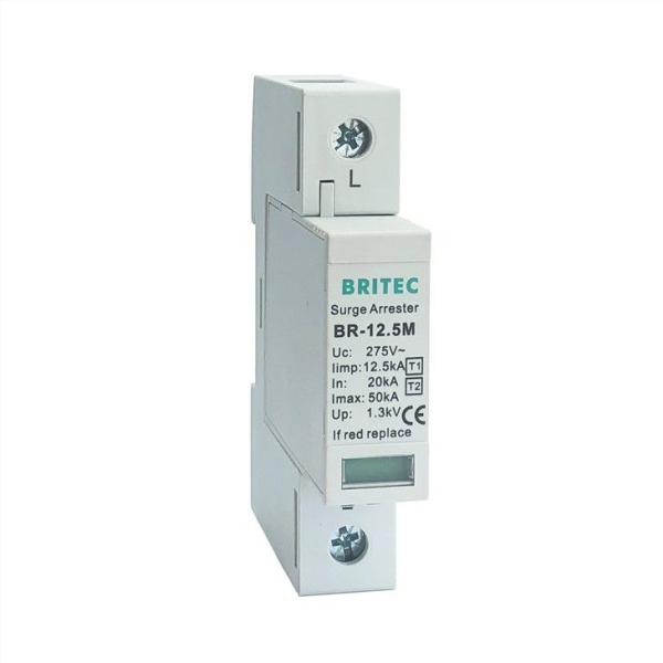 BR-12.5M 1P 12.5kA Tvss Surge Protector Suppressor  lightning surge arrester t1 t2 spd