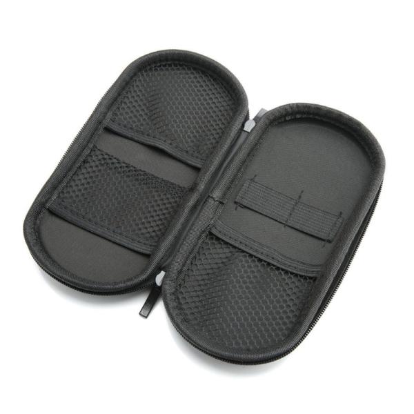 Premium Hard Shell EVA Travel Case With Carabiner Clip / Twin Zips For Vapor