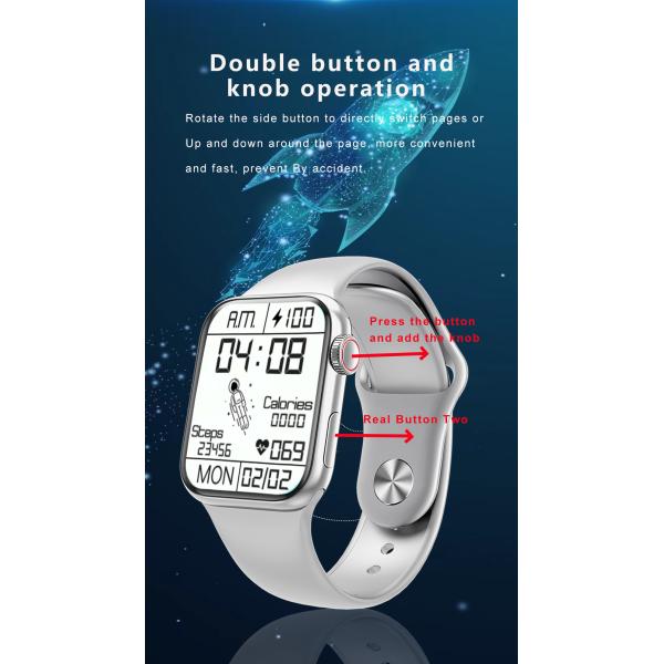 Положительная величина N.B. Smartwatch отслежывателя фитнеса Android5.0 1.75inch IP68 водоустойчивая