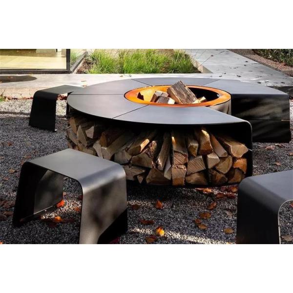 Таблица ямы огня Multi функциональных на открытом воздухе каминов бездымная для мебели сада