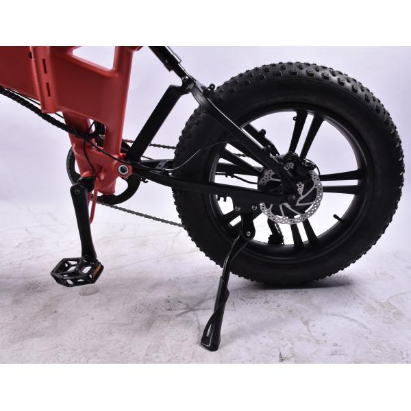 330LBS Support Fat Tire Electric Bike Folding With 10Ah Lithium Battery