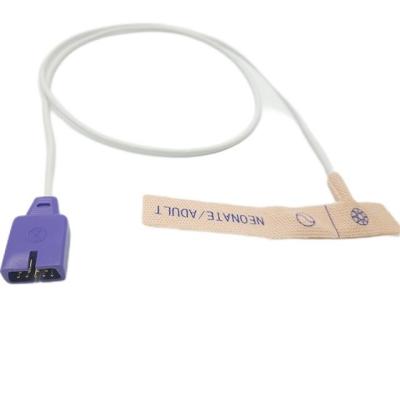 Sensores de SpO2 descartáveis Adesivo neonatal DB 9 pin Sensor de SpO2 para monitorização médica