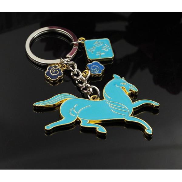 Customized zinc alloy baking paint key chain cartoon metal advertising promotion activities keychain pendant
