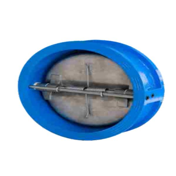 Wafer Butterfly Flanged Swing Check Valve Cast Iron 1.0/1.6 Mpa