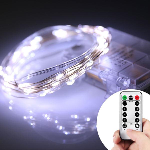 13 Key IR Remote Control 3*AA Battery Operated LED String Lights For Christmas, Party, Festival Decoraction