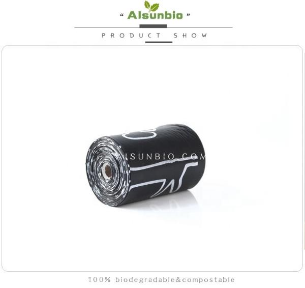 Veste 100% biodegradável Sacos de Resíduos para Animais de Criança Rolo Para Cocô de Cão Personalizado