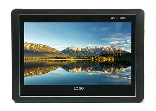 Resistive Industrial Touch Screen HMI 7 Inch , 800×400 Resolution Metal Enclosure