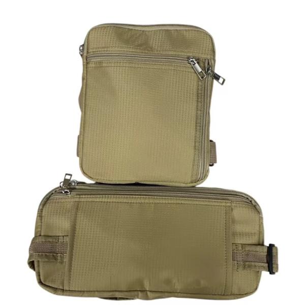 OEM/ODM Acceptable Safe Nylon Small Neck Travel Ihram Hajj Bag For Muslim Men
