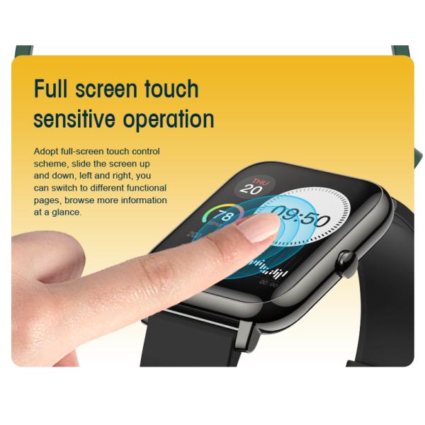 Люди и женщины дозора самого нового дизайна умные 8 языков касаются воде сна IP67 кислорода крови тарифа сердца фитнеса спорт экрана