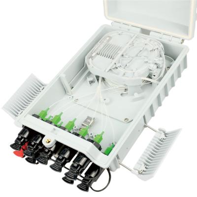 PC ABS Fiber Optic Distribution Box for Outdoor FTTH 8 Cores Fibra Optica Splitters