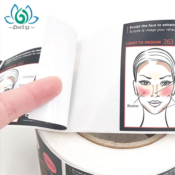 3x5cm Eau De Toilette Adhesive Vinyl Stickers , Perfume Bottle Stickers