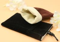 bolsos del regalo del lazo del terciopelo 200gsm con ligero reciclable del bolsillo exterior ultra