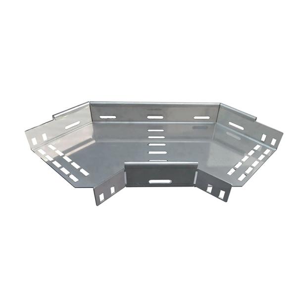 Wall Mount Custom Length Cable Tray With Fire Prevention Galvanized Finish