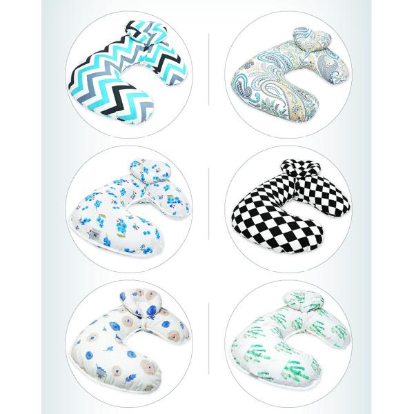100% Polyester Fiber Filling U Shape Nursing Pillow for Hotel and Pregnancy Comfort