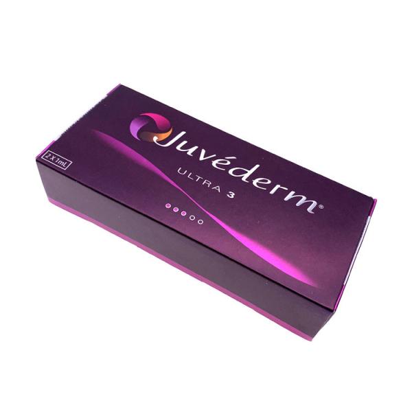 Injection Juvederm 2x1ml remplisseur cutané 24mg/Ml d'ultra 3 lèvres