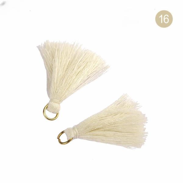 Цветные хлопчатобумажные тазлы 3 см Одежда Декорация хлопчатобумажные нитки тазлы