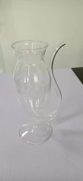 Straw Cup Glass Kitchenware High Borosilicate Glass Breakfast Milk / Juice Cold Beverage