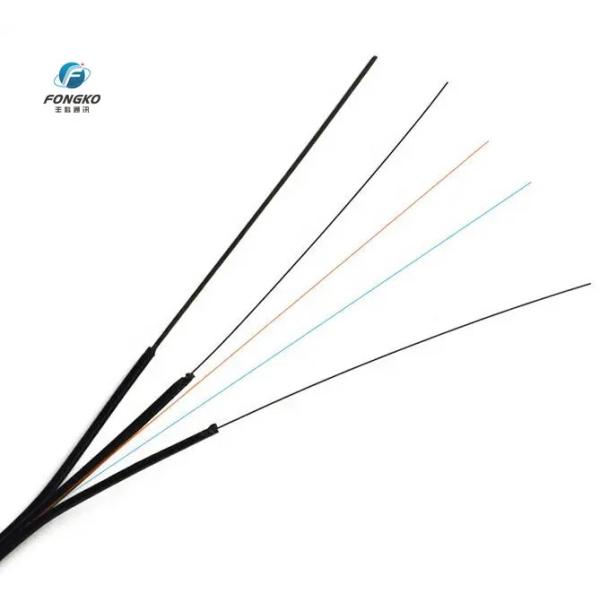Outdoor GJYXFCH 2*5mm FTTH Reel Drum Fiber Drop Cable LSZH Self Supporting Optical Fiber Cable