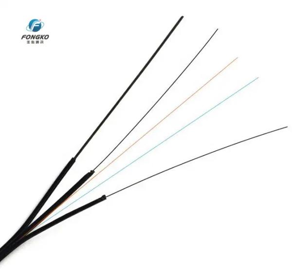 Outdoor GJYXFCH 2*5mm FTTH Cable Reel Drum Fiber Drop Cable LSZH Cable de Fibra Óptica Autossustentável