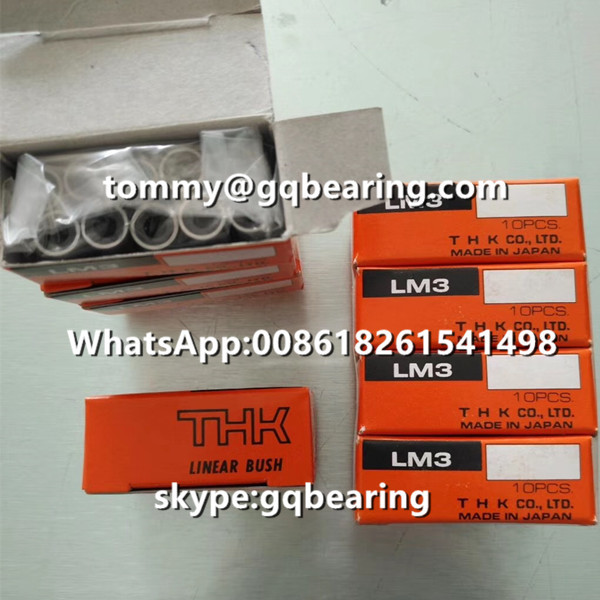 Chrome Steel Material Japan original THK LM3 Линейный шарикоподшипник Линейный корпус 3x7x10 мм