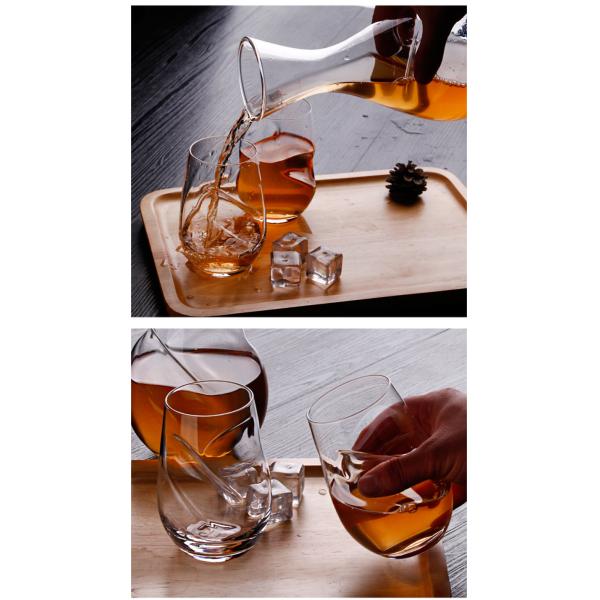 Графинчик боросиликатного стекла особой чистоты, рот дунутый одиночный стеклянный графинчик