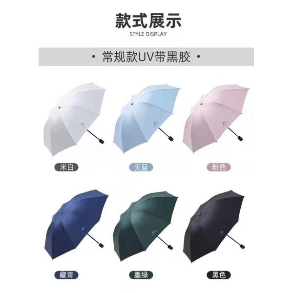 190T Pongee Fabric Customized Logo Printed Strong Frame Automatic Windproof Umbrella