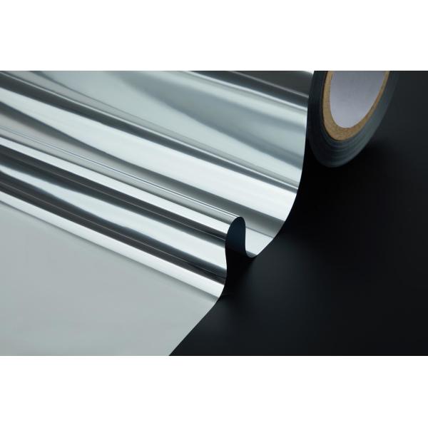 Лоснистая металлизированная термальная пленка БОПП 21 микрон для горячей упаковки слоения