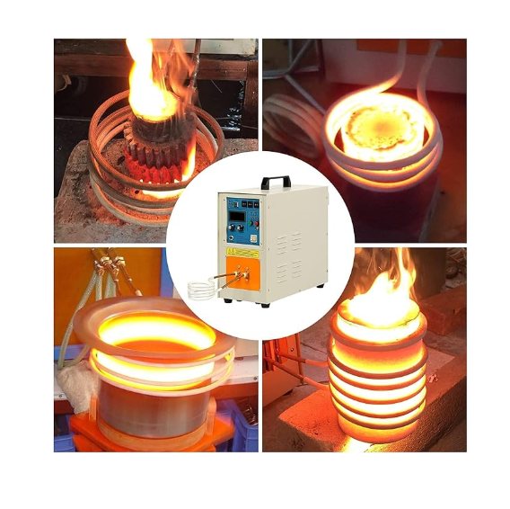 Stainless Steel Vessels High Frequency Induction Heater Furnace Tube Heating