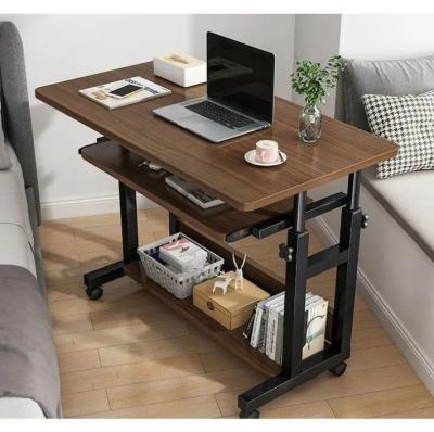 Mesa de café simples de madeira marrom para estação de trabalho de escritório 80 kgs/lbs Capacidade