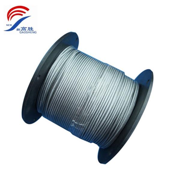 8x7+1x19 câble en acier pour porte-fenêtres 45# 60# 70# acier au carbone 1,5 mm-1,8 mm