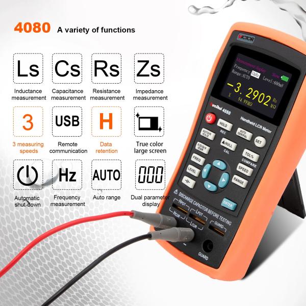 Метр сопротивления индуктивности емкости цифровых метров USB LCR