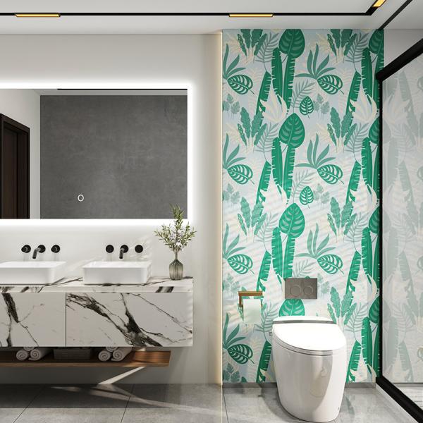 Modern Style Removable Floral Wallpaper for Natural Dining Room and Bedroom Decoration
