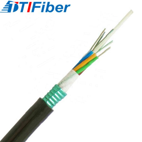 Outdoor GYFTS Optical Fiber Cable Direct Buried Telecommunication