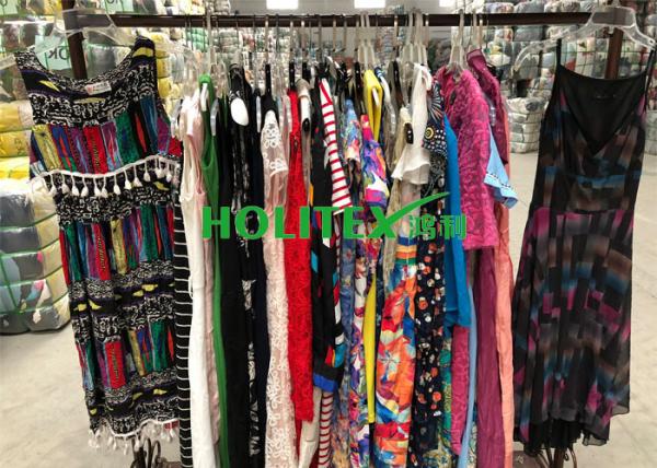 For Africa , used women's clothing , ladies cotton dresses , first grade second hand clothes