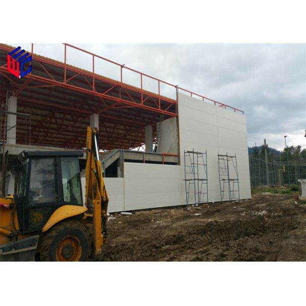 Electroplating Metal Support Structure Prebuilt Steel Buildings